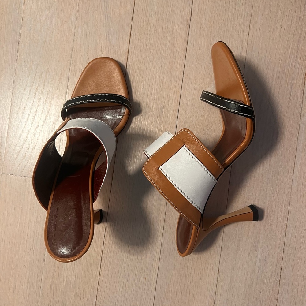 Staud sandals / mules with high heel size 39.5
